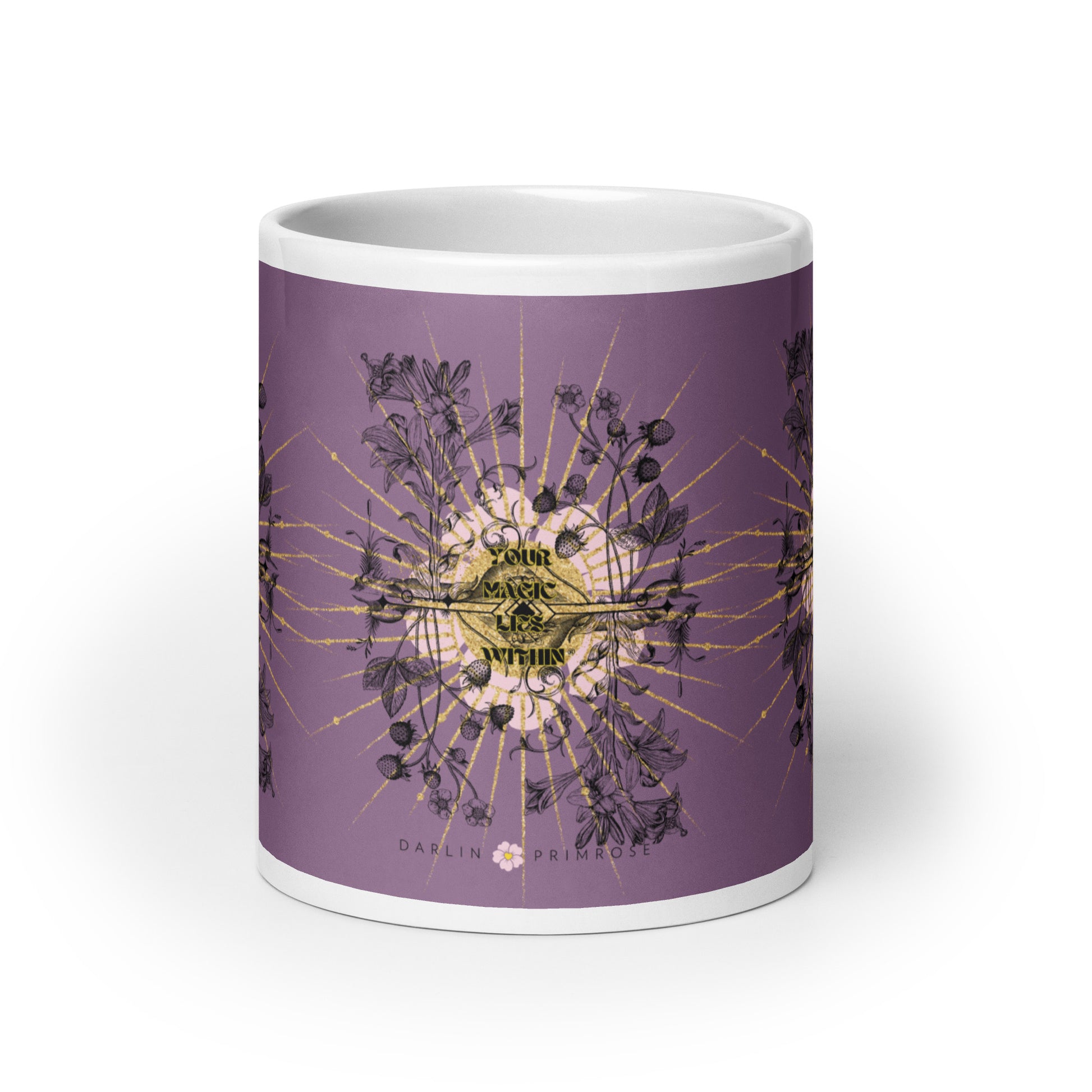 Your MAGIC lies within® Botanical Mirror -Mug - Darlin Primrose