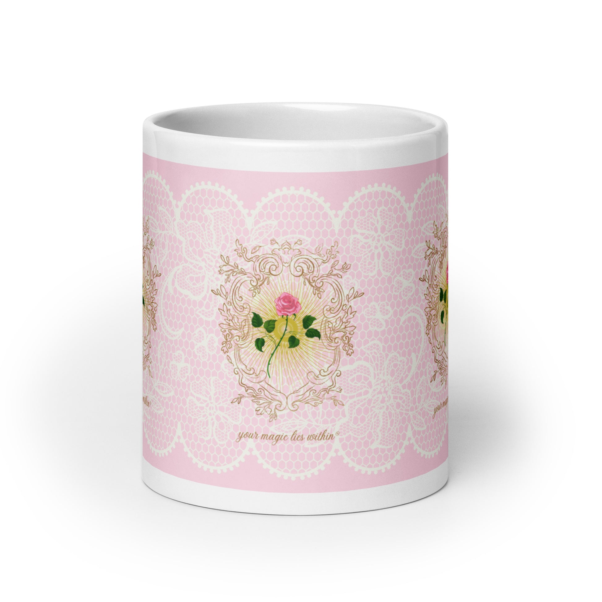 Your MAGIC lies within® Pink Rose- Mug - Darlin Primrose