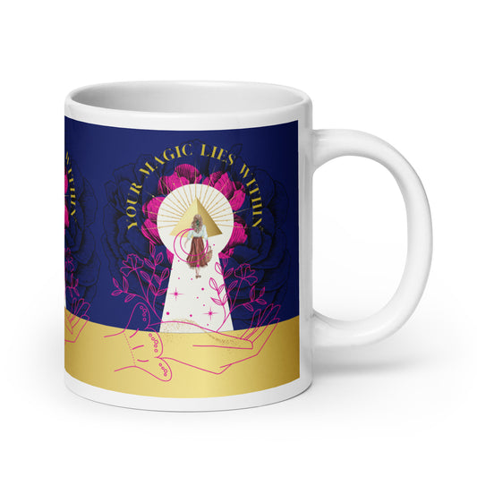 Your MAGIC lies within® Key to Happiness -Mug - Darlin Primrose