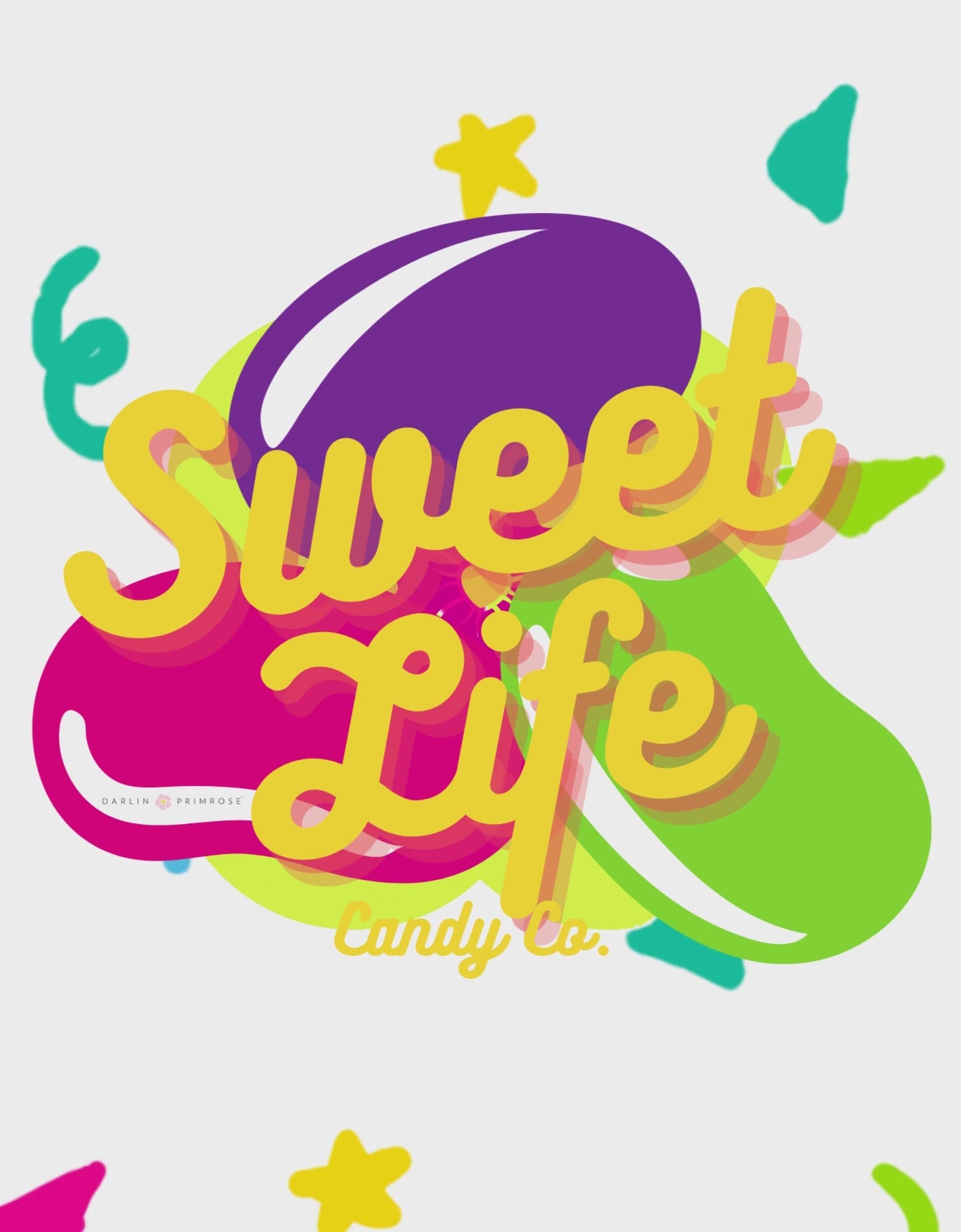 Sweet Life Candy Co™ Jelly Bean Unisex Tee VIDEO-Darlin Primrose™