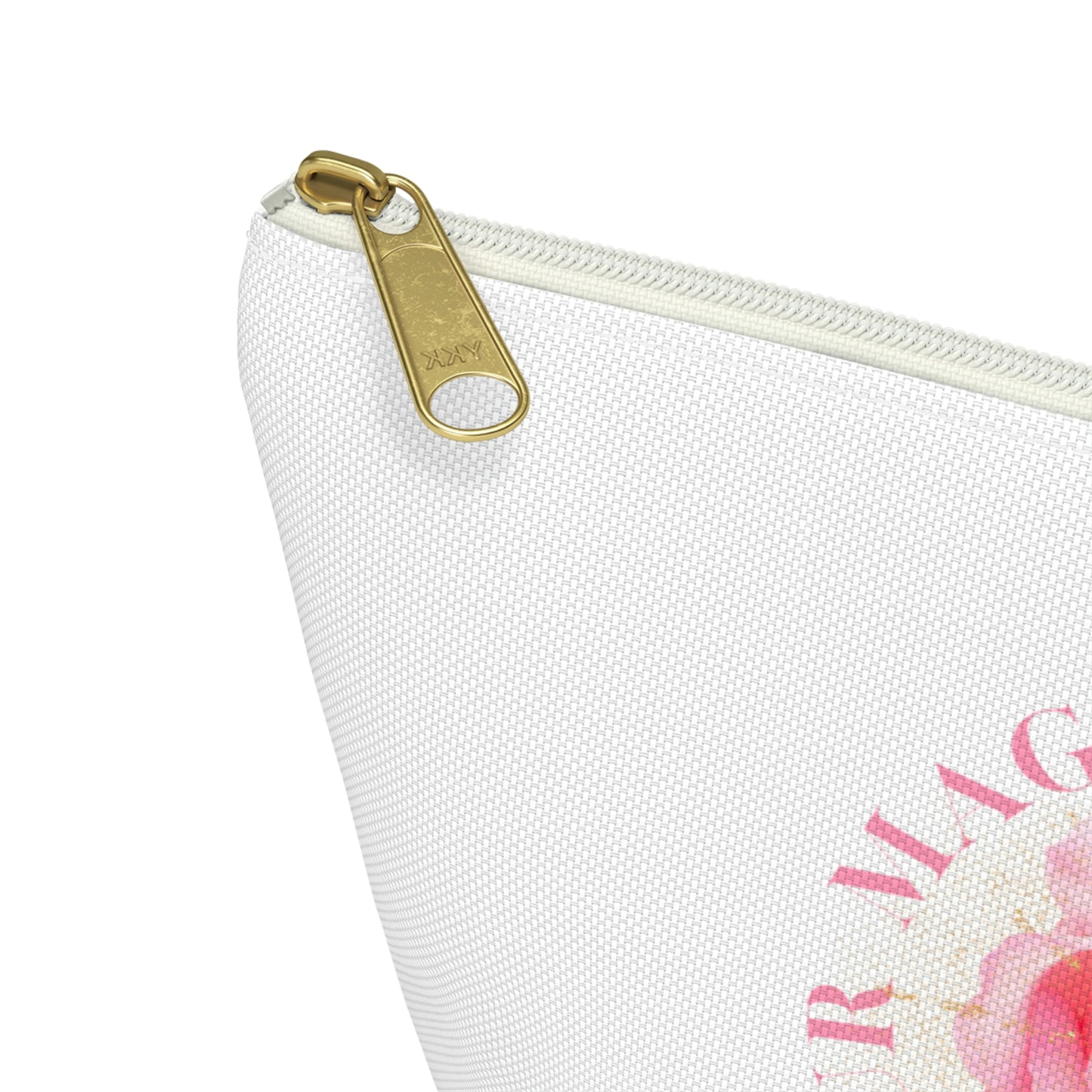 Your MAGIC lies within™ Radiant Rose ( White) Accessory Pouch w T-bottom - Darlin Primrose