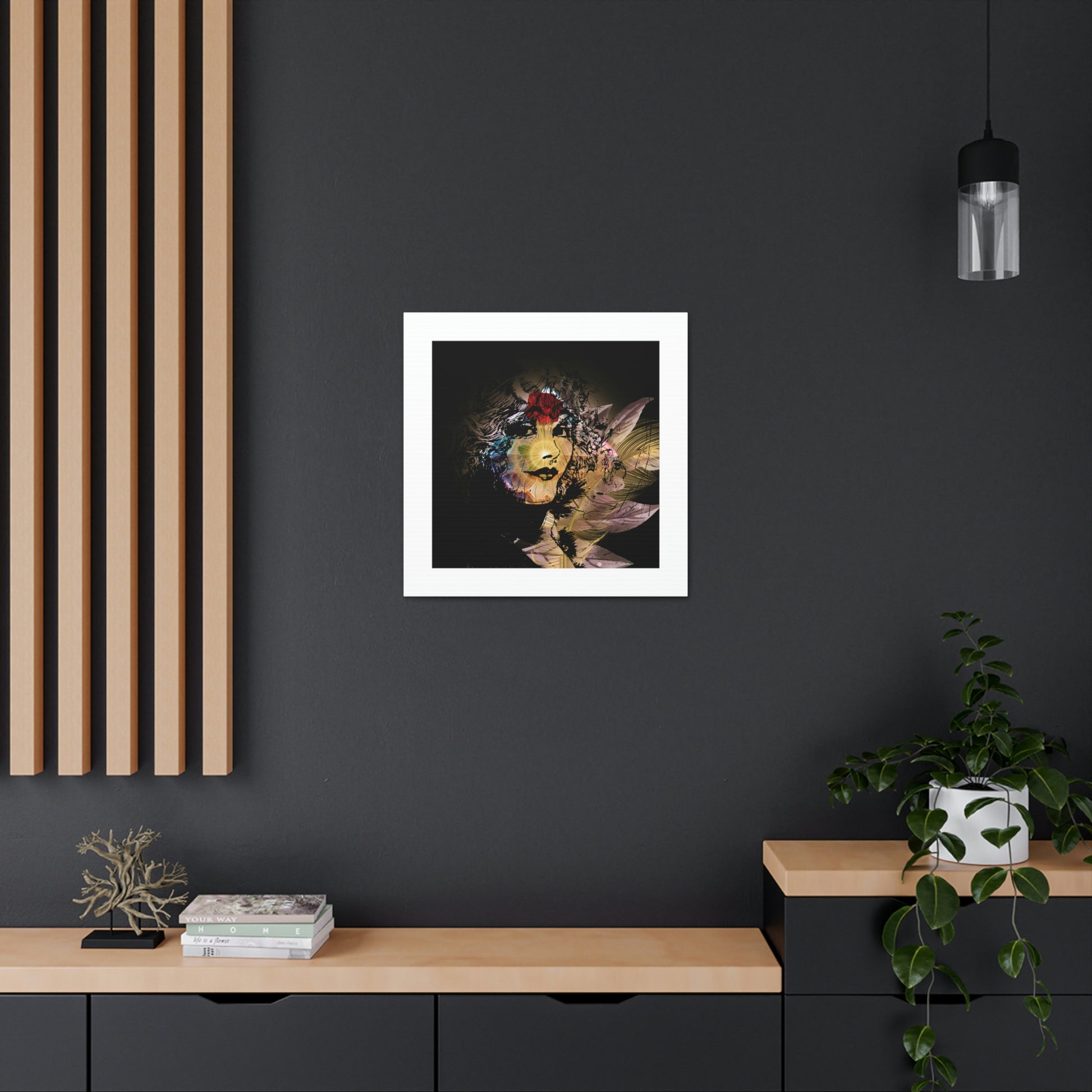 Silhouette inside your Silhouette- Canvas Gallery Wraps - Darlin Primrose