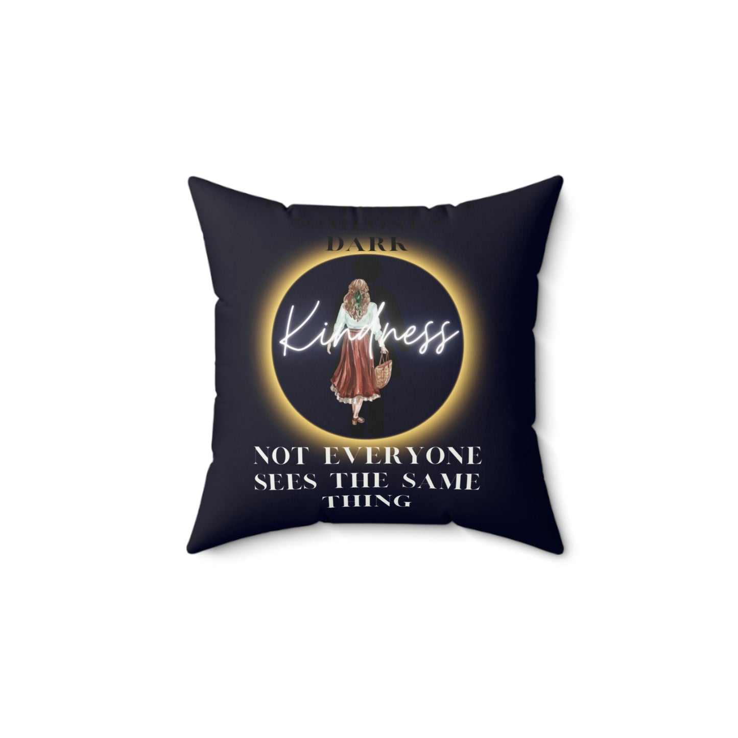 Be a LIGHT to someone's DARK - Square Pillow - Darlin Primrose