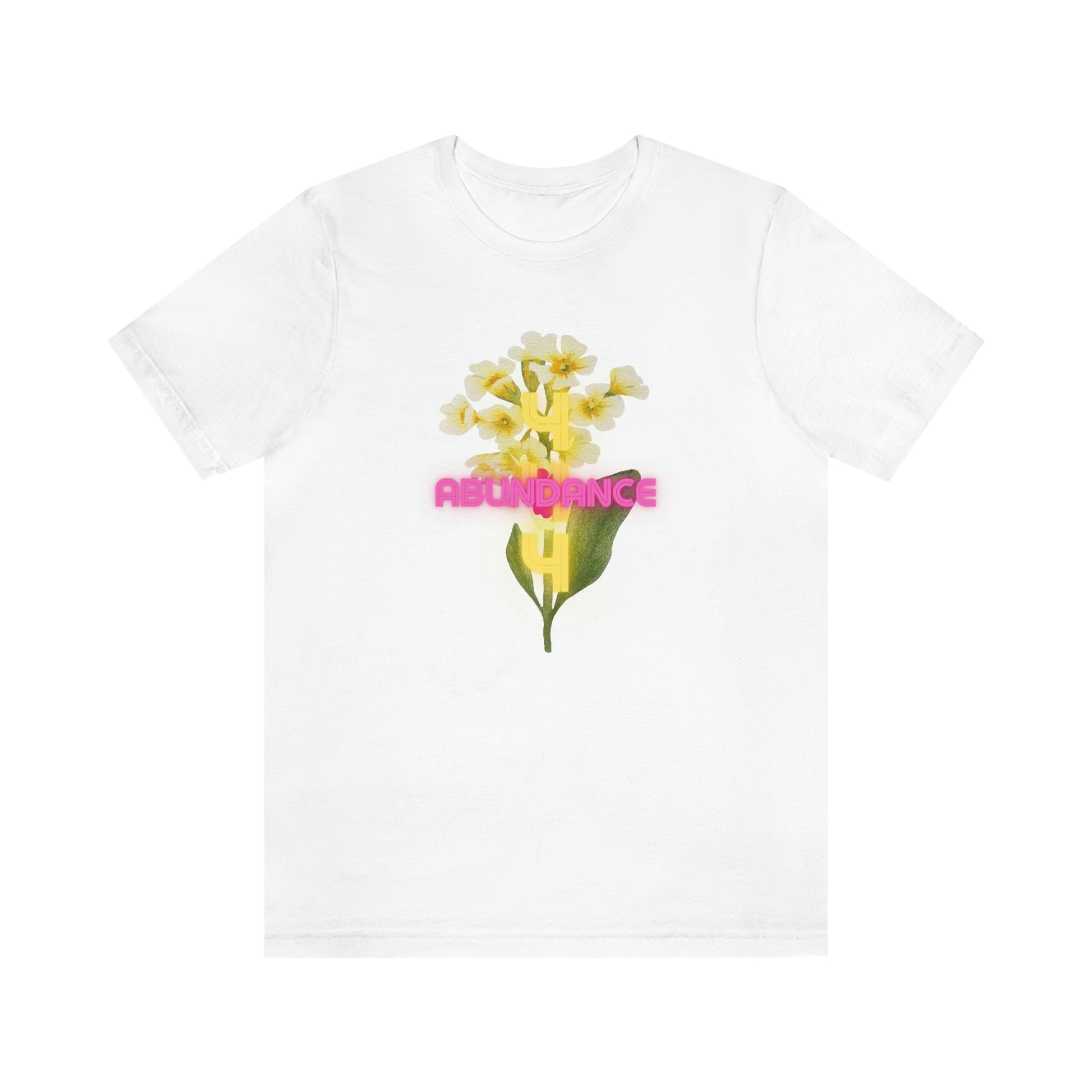 Abundance 444™ Primrose Unisex Jersey Short Sleeve Tee - Darlin Primrose™