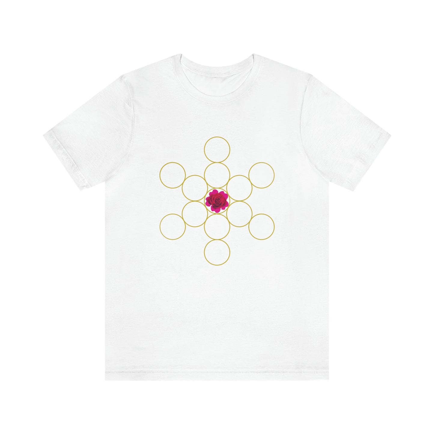 Centered Rose -Unisex Jersey Short Sleeve Tee - Darlin Primrose™