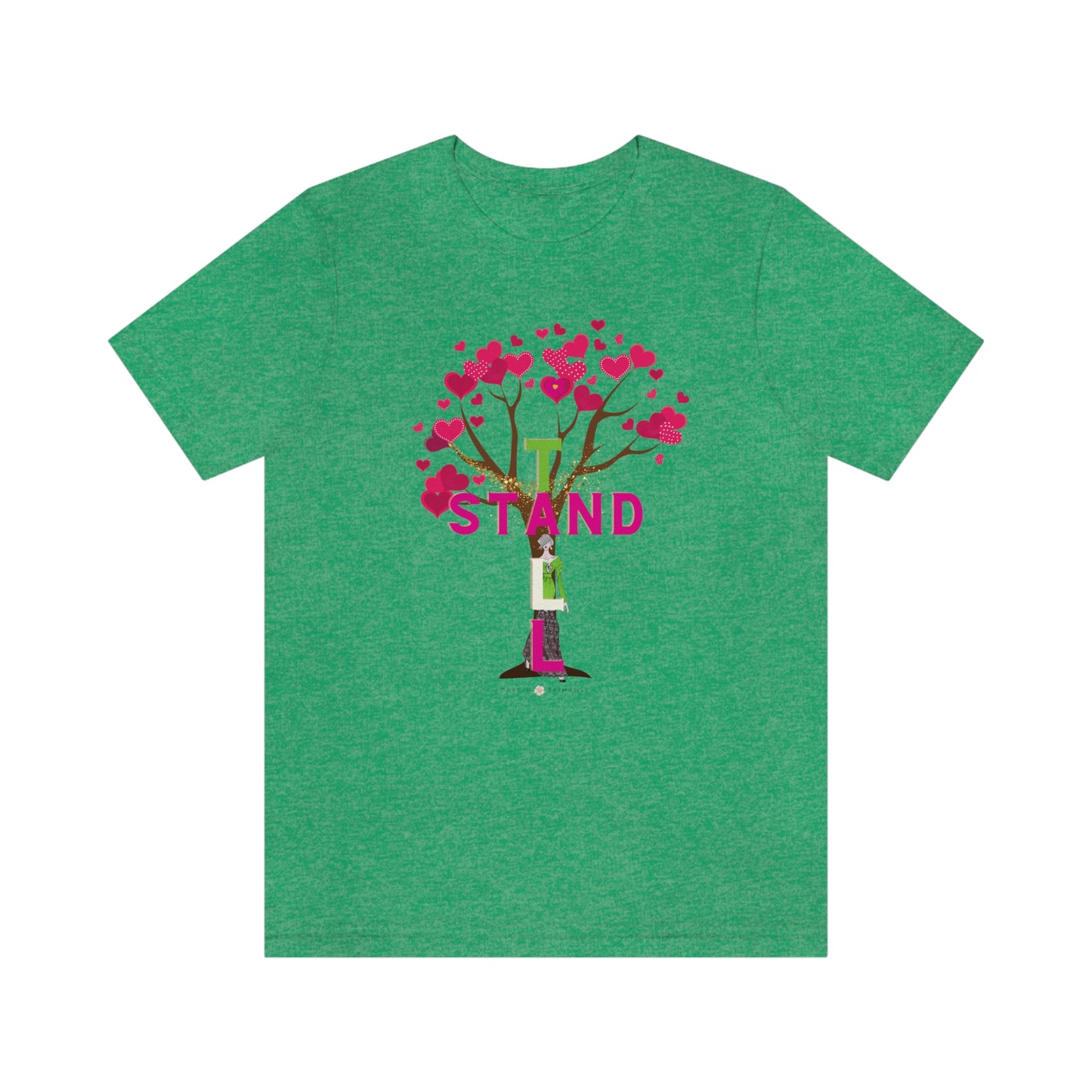 Stand TALL-Unisex Jersey Short Sleeve Tee - Darlin Primrose