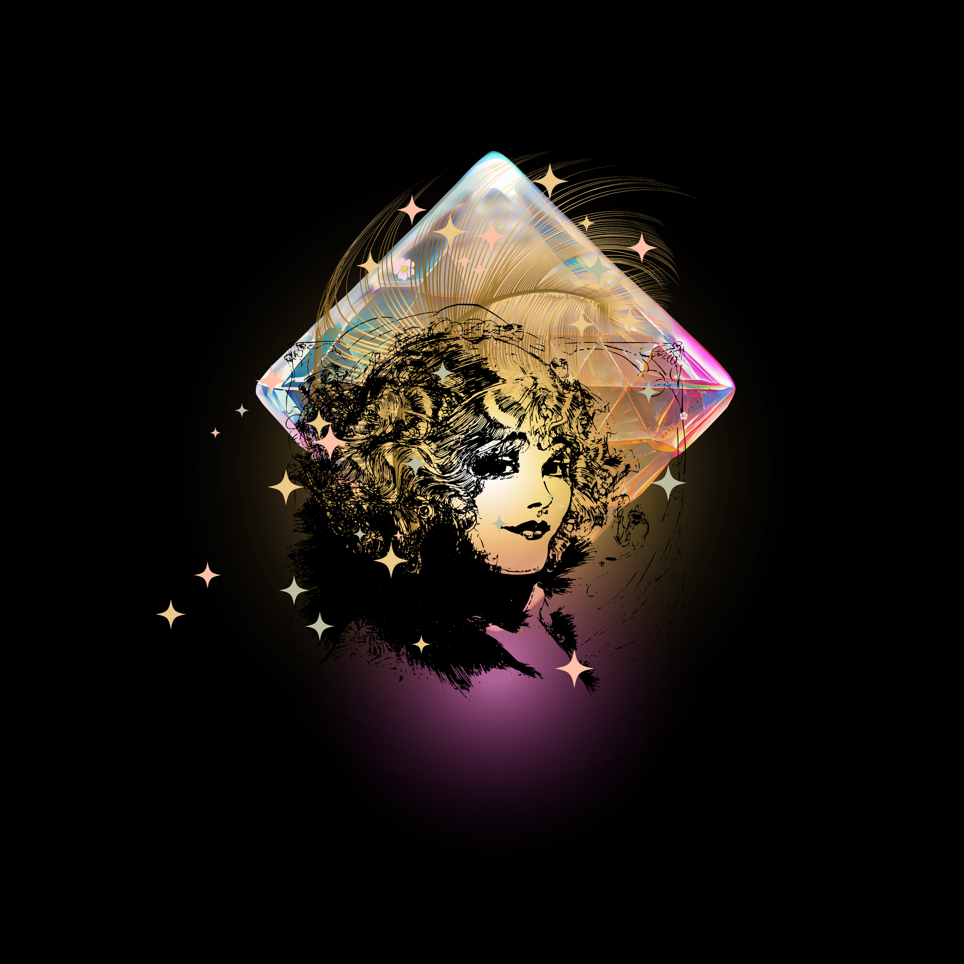 Crystal Clear, Sparkly & Sincere- Unisex Tee- Darlin Primrose™