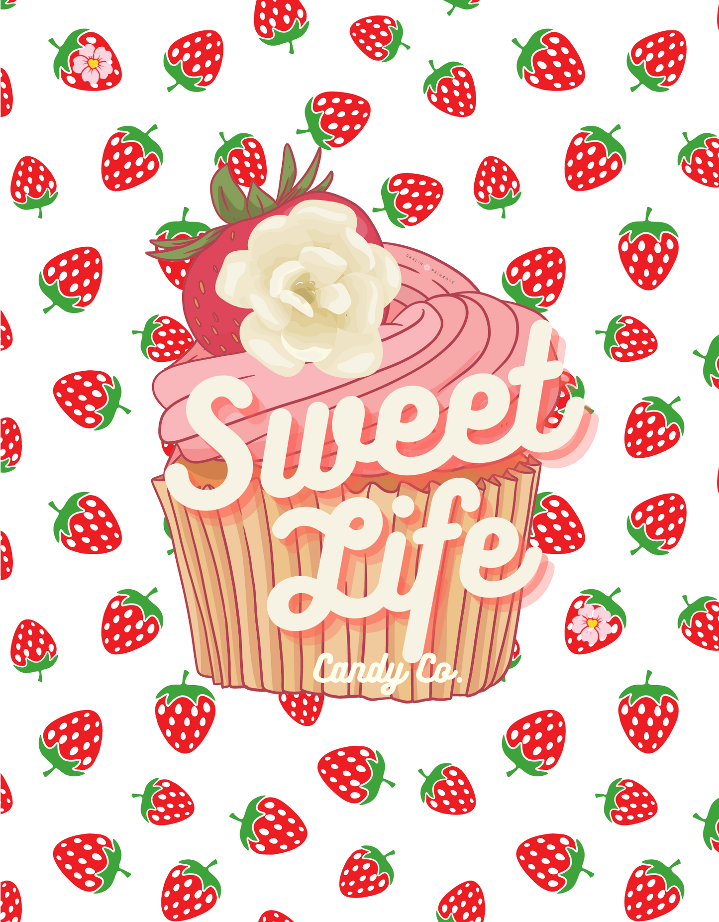 Sweet Life Candy Co™ Strawberry Delicious Unisex Tee - Darlin Primrose
