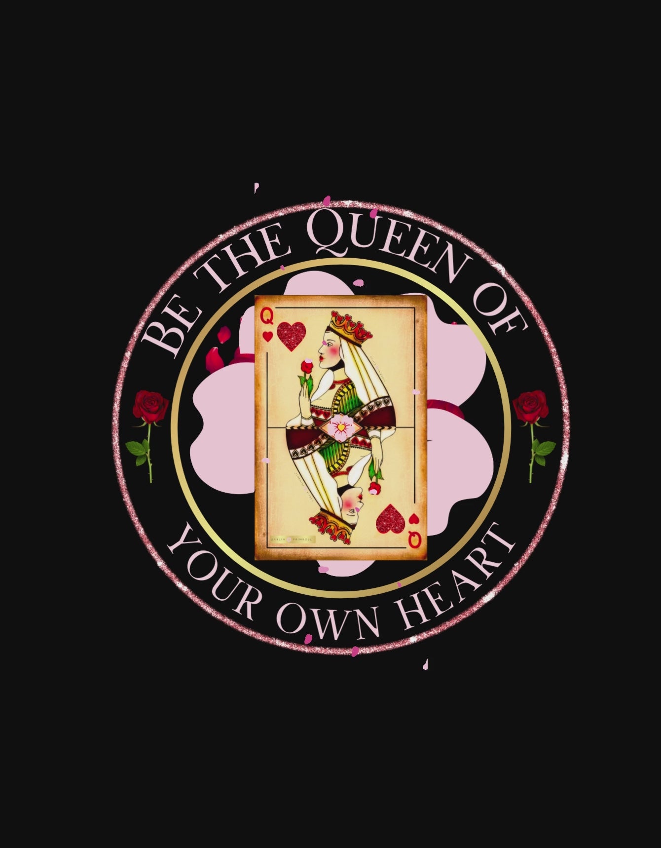 Be the QUEEN of your own HEART-Unisex Jersey Short Sleeve Tee VIDEO-Darlin Primrose™