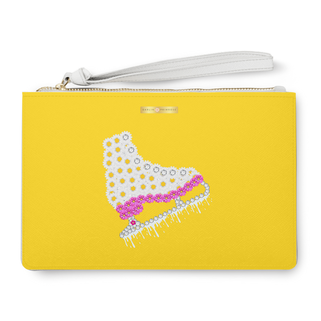 Your Skate Was The Icing On The Cake - Clutch Bag ( Yellow) - Darlin Primrose