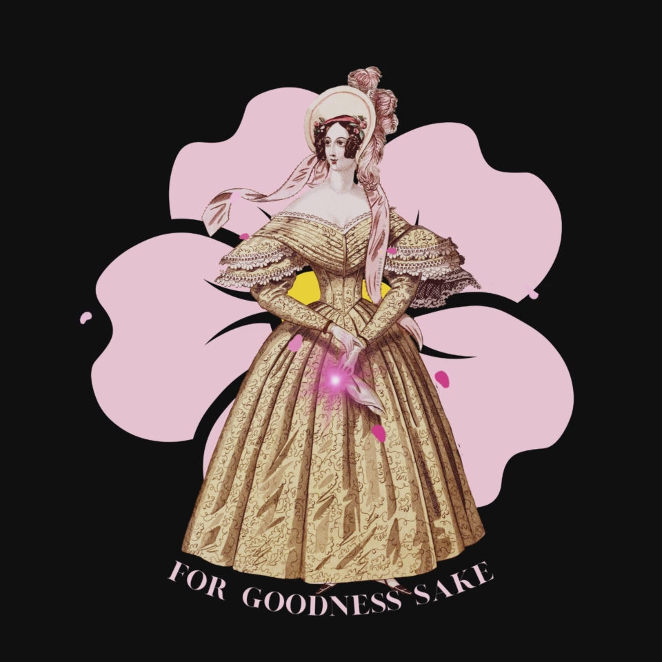 FOR GOODNESS SAKE- Woman's Softstyle Tee VIDEO- Darlin Primrose™