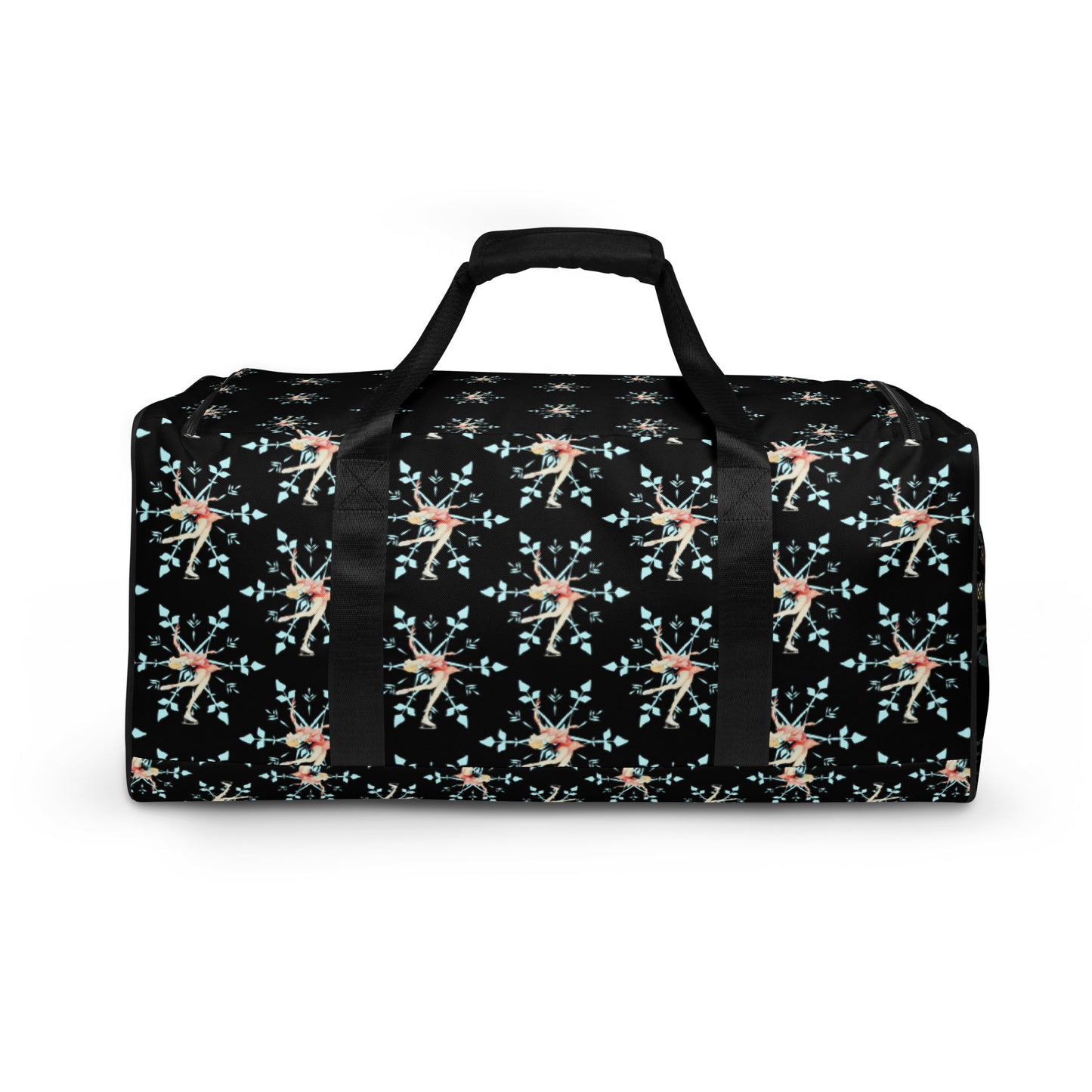 Layback Snowflake Print Duffle Bag-Darlin Primrose™