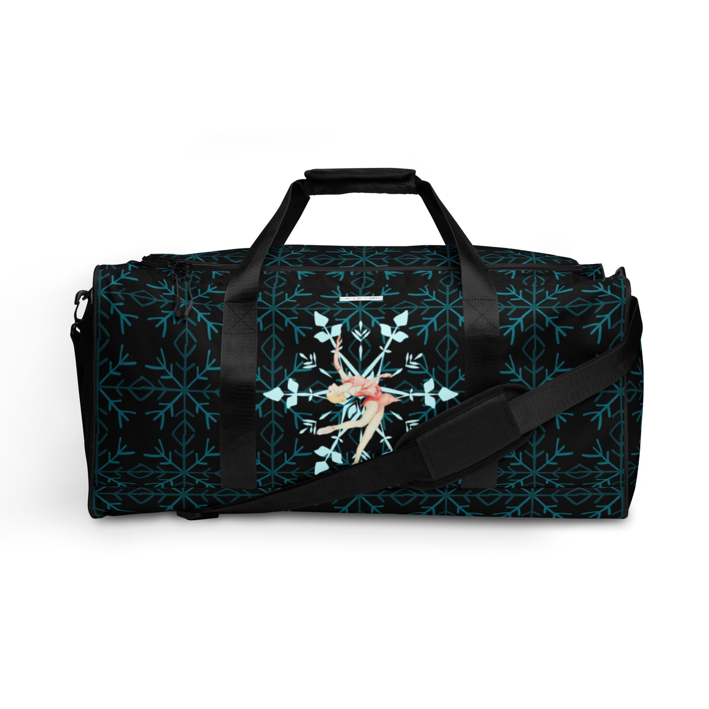 Magical Layback Snowflake Teal Duffle bag - Darlin Primrose™