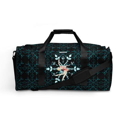 Magical Layback Snowflake Teal Duffle bag - Darlin Primrose™