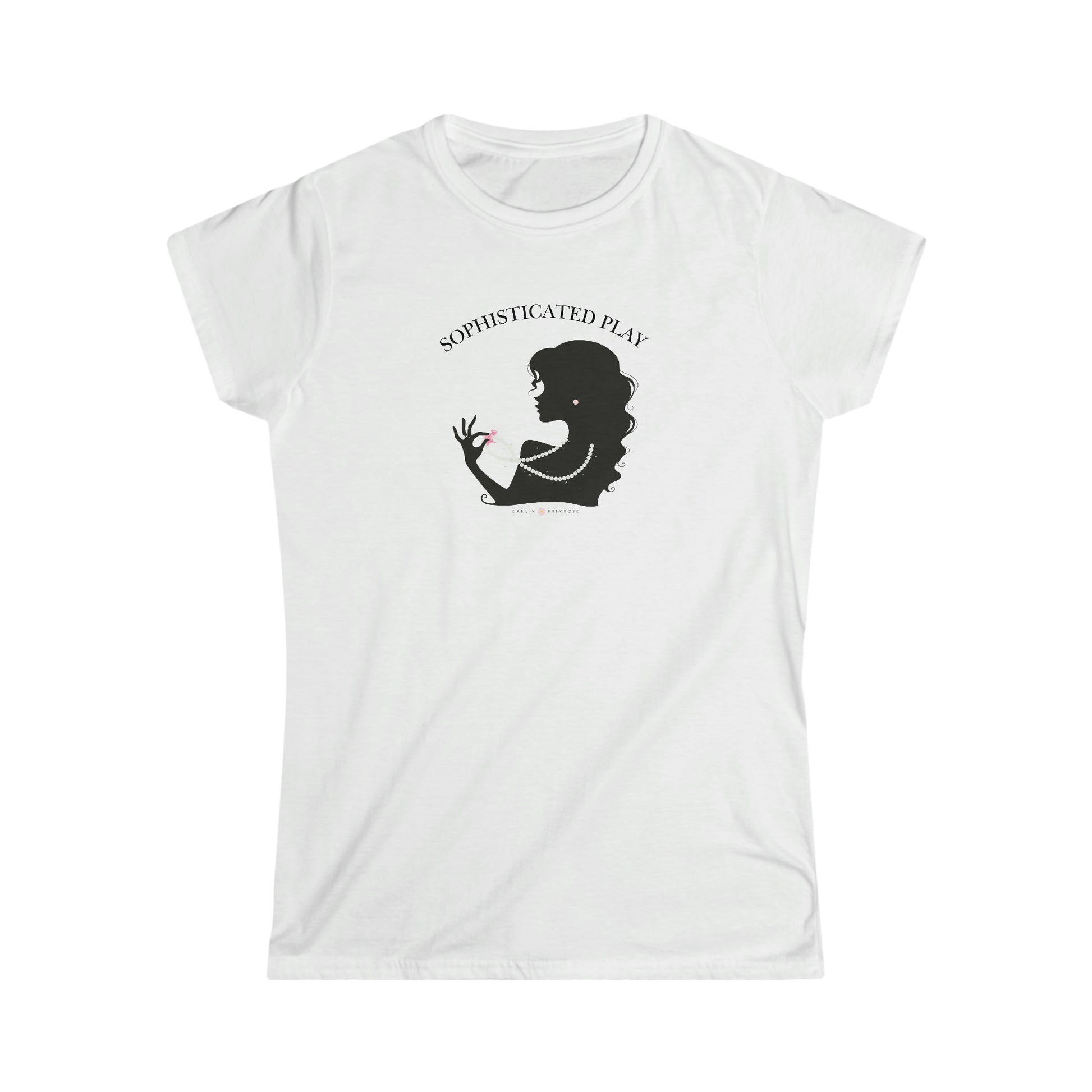 Sophisticated Play-Woman's Softstyle Tee-Darlin Primrose™