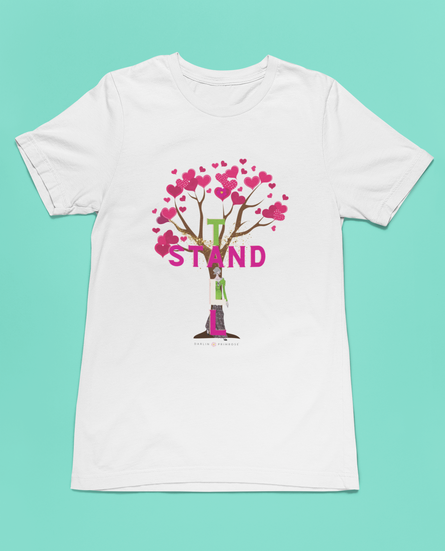 Stand TALL-Unisex Jersey Short Sleeve Tee - Darlin Primrose
