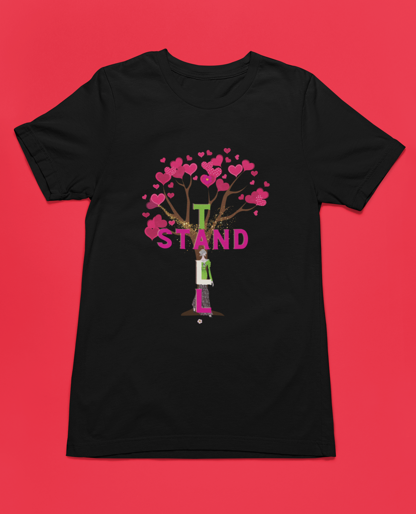 Stand TALL-Unisex Jersey Short Sleeve Tee - Darlin Primrose