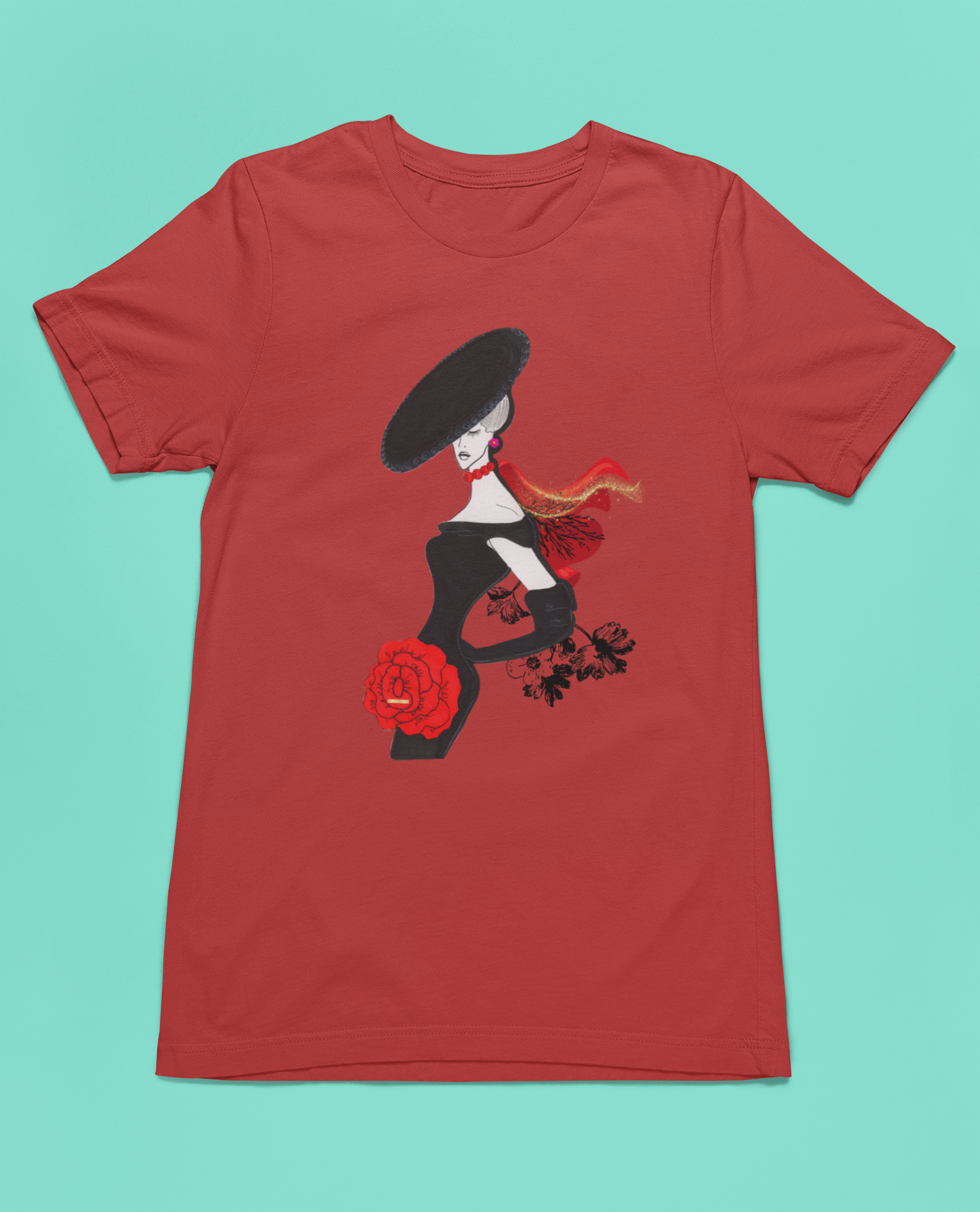 Organically Grown Powerful Lady-Unisex Jersey Short Sleeve Tee - Darlin Primrose