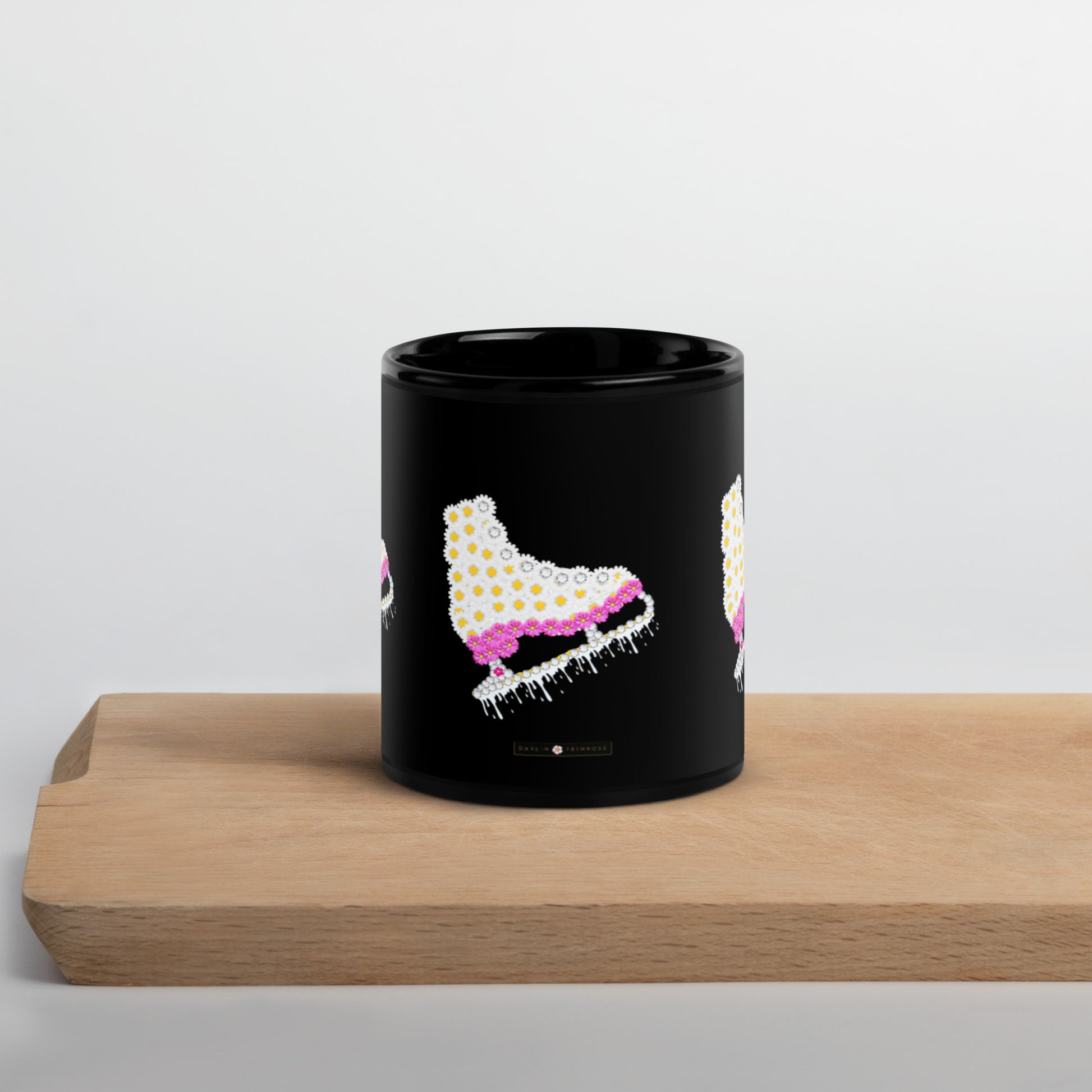 Your SKATE was the icing on the CAKE-Black Glossy Mug - Darlin Primrose