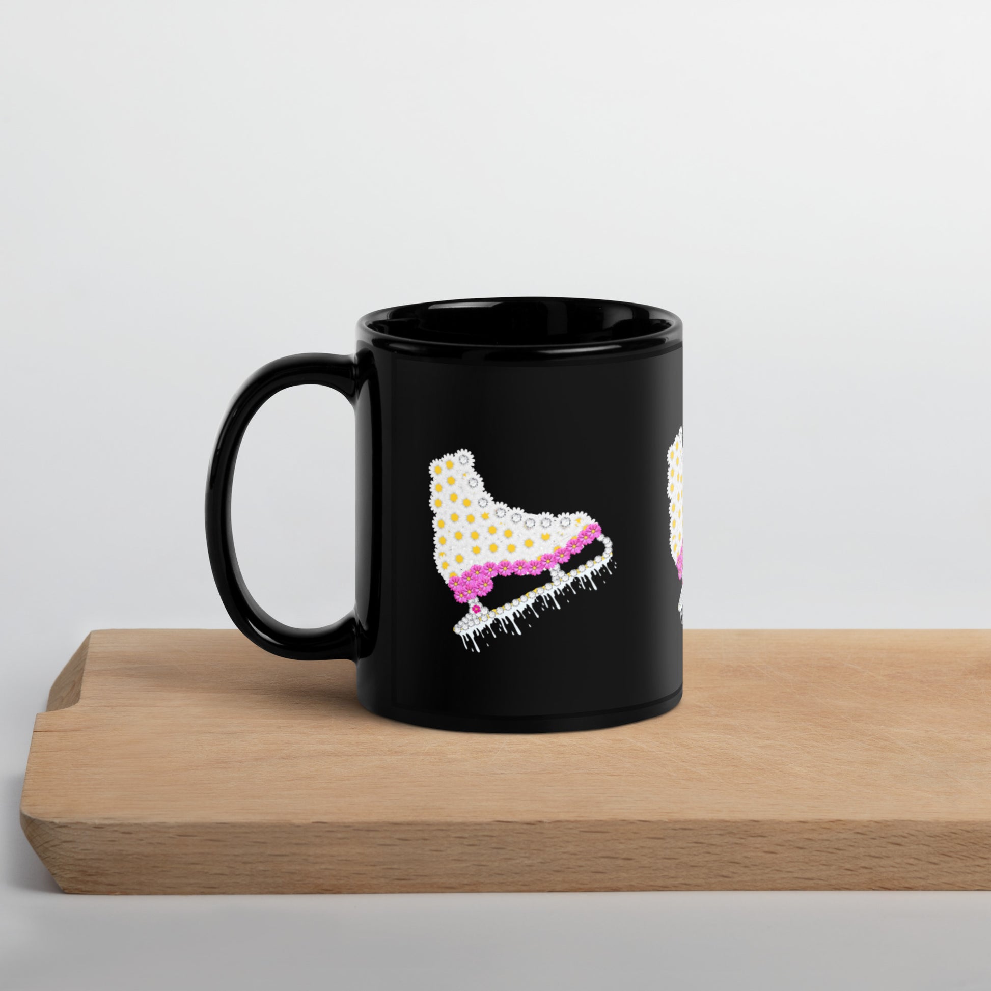 Your SKATE was the icing on the CAKE-Black Glossy Mug - Darlin Primrose