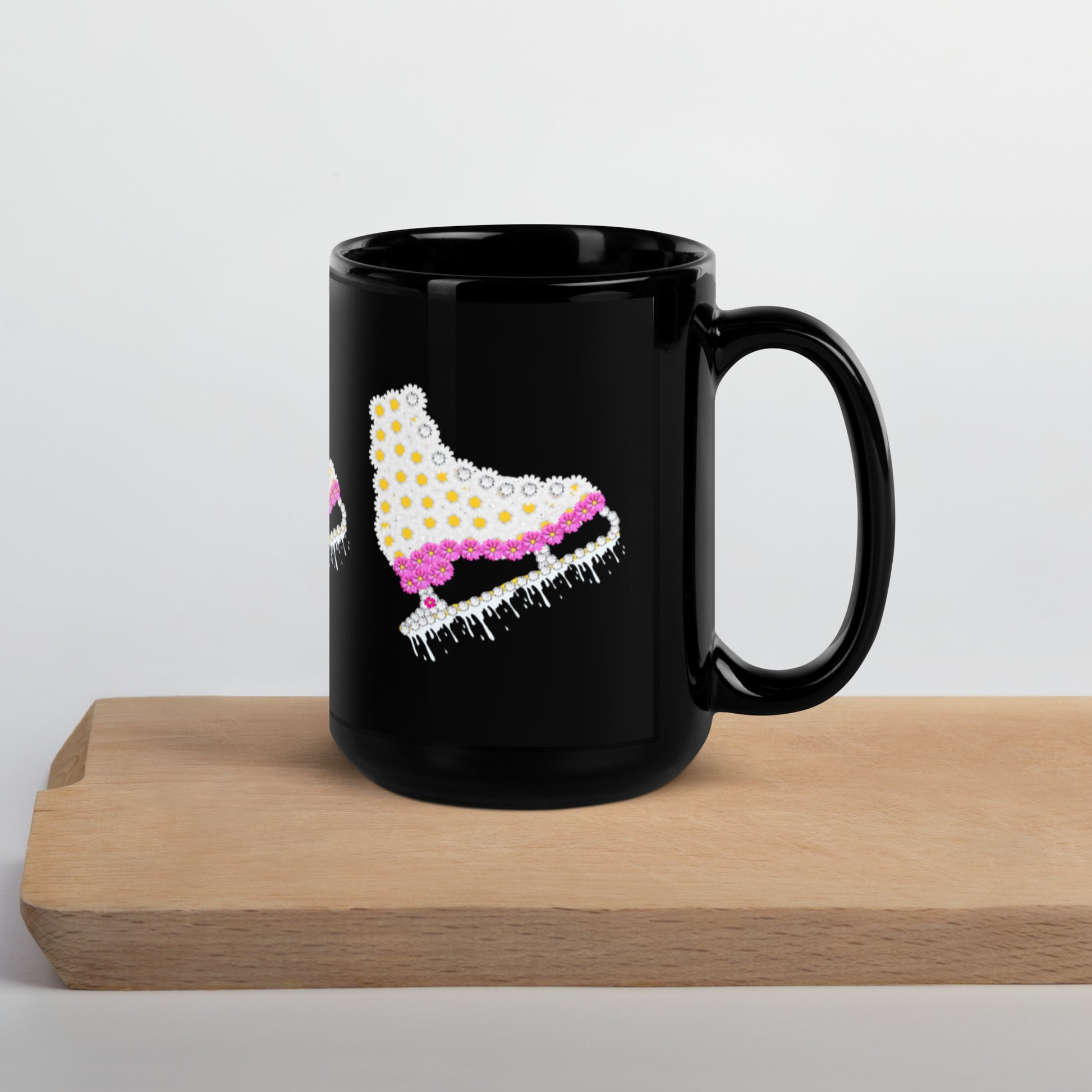 Your SKATE was the icing on the CAKE-Black Glossy Mug - Darlin Primrose