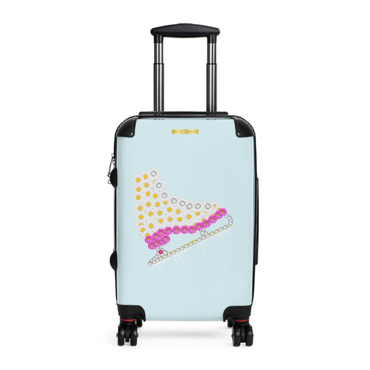 Your SKATE was the Icing on the CAKE ( Ice Blue) Suitcase - Darlin Primrose