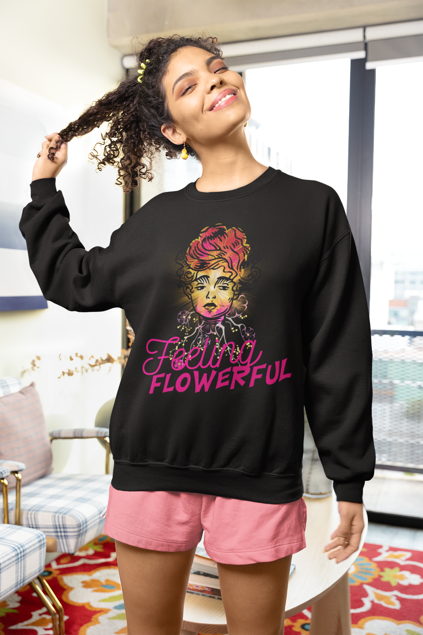 Feeling Flowerful-Unisex Crewneck Sweatshirt- Darlin Primrose™