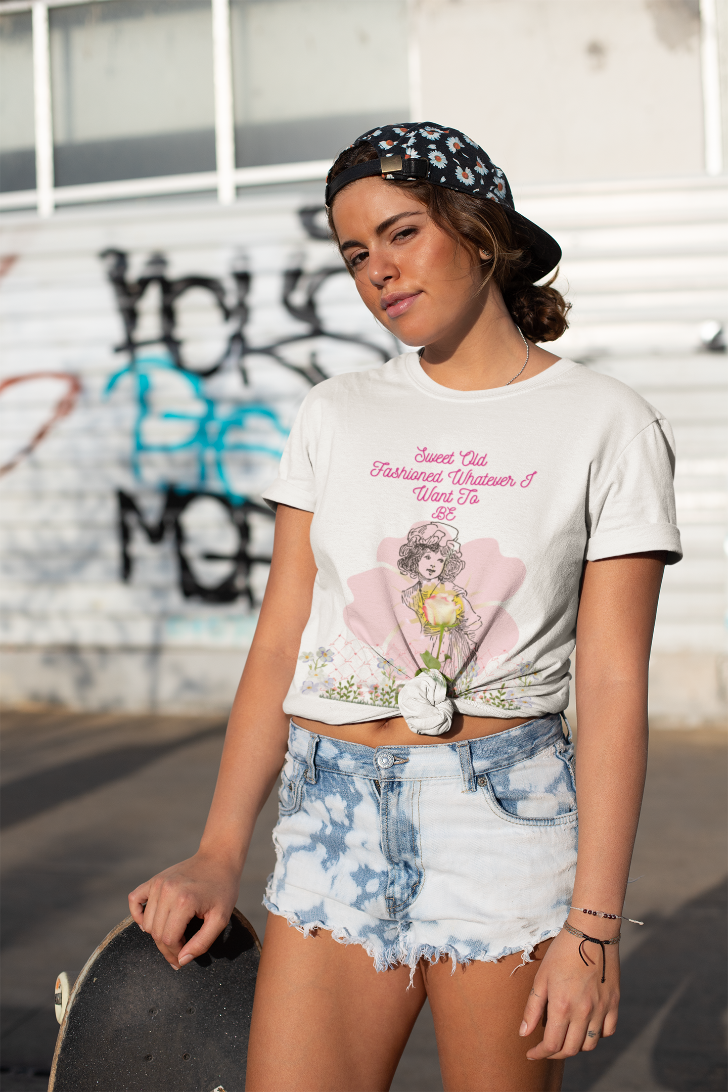 Sweet Old Fashioned Whatever I Want To BE-Unisex Short Sleeve Tee-Darlin Primrose™