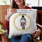 Be a LIGHT to someone's DARK- Square Pillow- Darlin Primrose