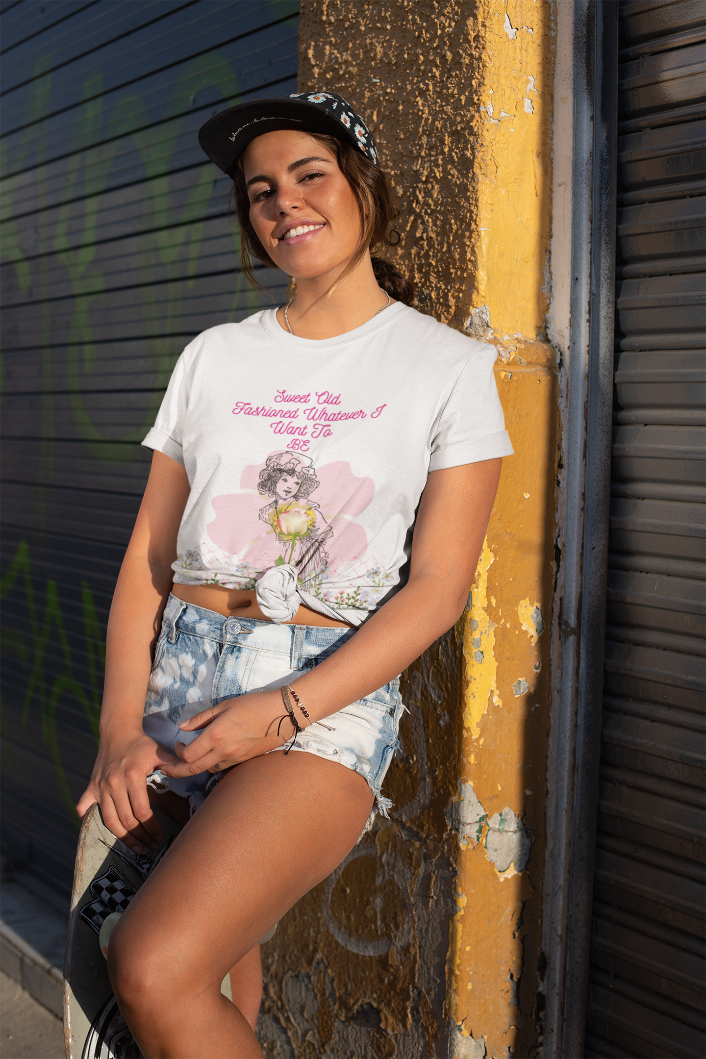 Sweet Old Fashioned Whatever I Want To BE-Unisex Short Sleeve Tee-Darlin Primrose™