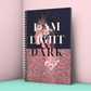 I AM LIGHT & DARK -Spiral Notebook - Darlin Primrose