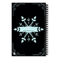Layback Snowflake Spiral Notebook - Darlin Primrose