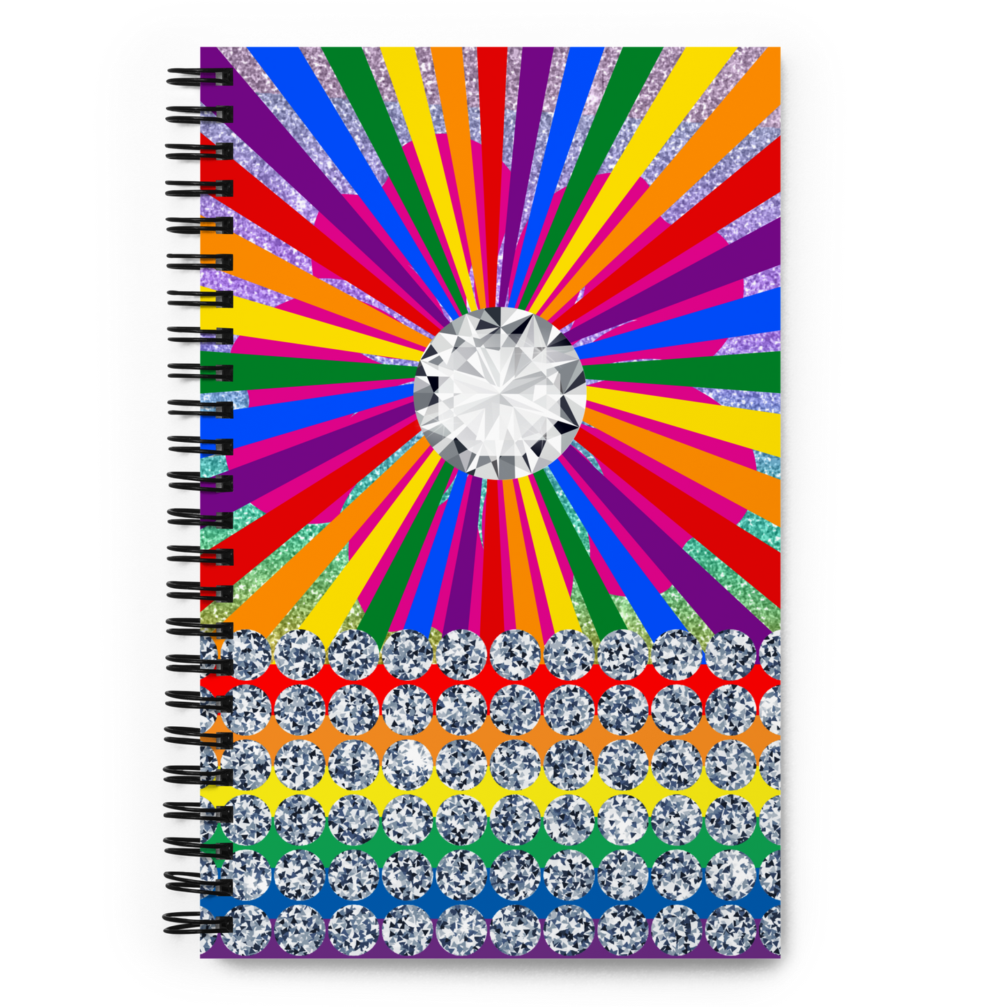 Diamonds are FOR-EVERYONE Spiral notebook - Darlin Primrose™