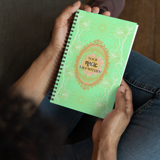 Your MAGIC lies within™ - Spiral notebook - Darlin Primrose