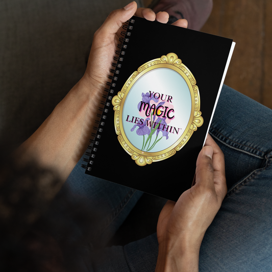 Your MAGIC lies within™ Mirror- Spiral Notebook - Darlin Primrose