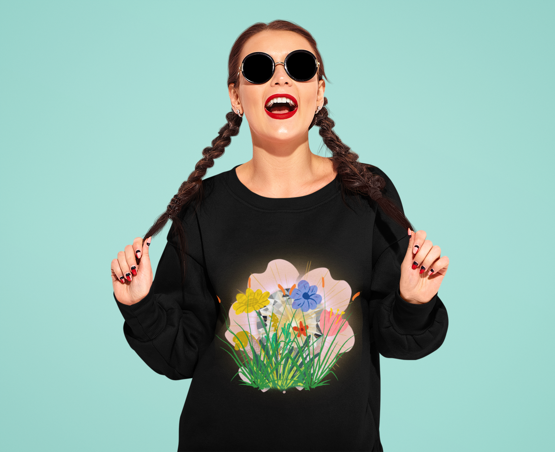 You are a DIAMOND in the rough-Unisex Sweatshirt- Darlin Primrose™