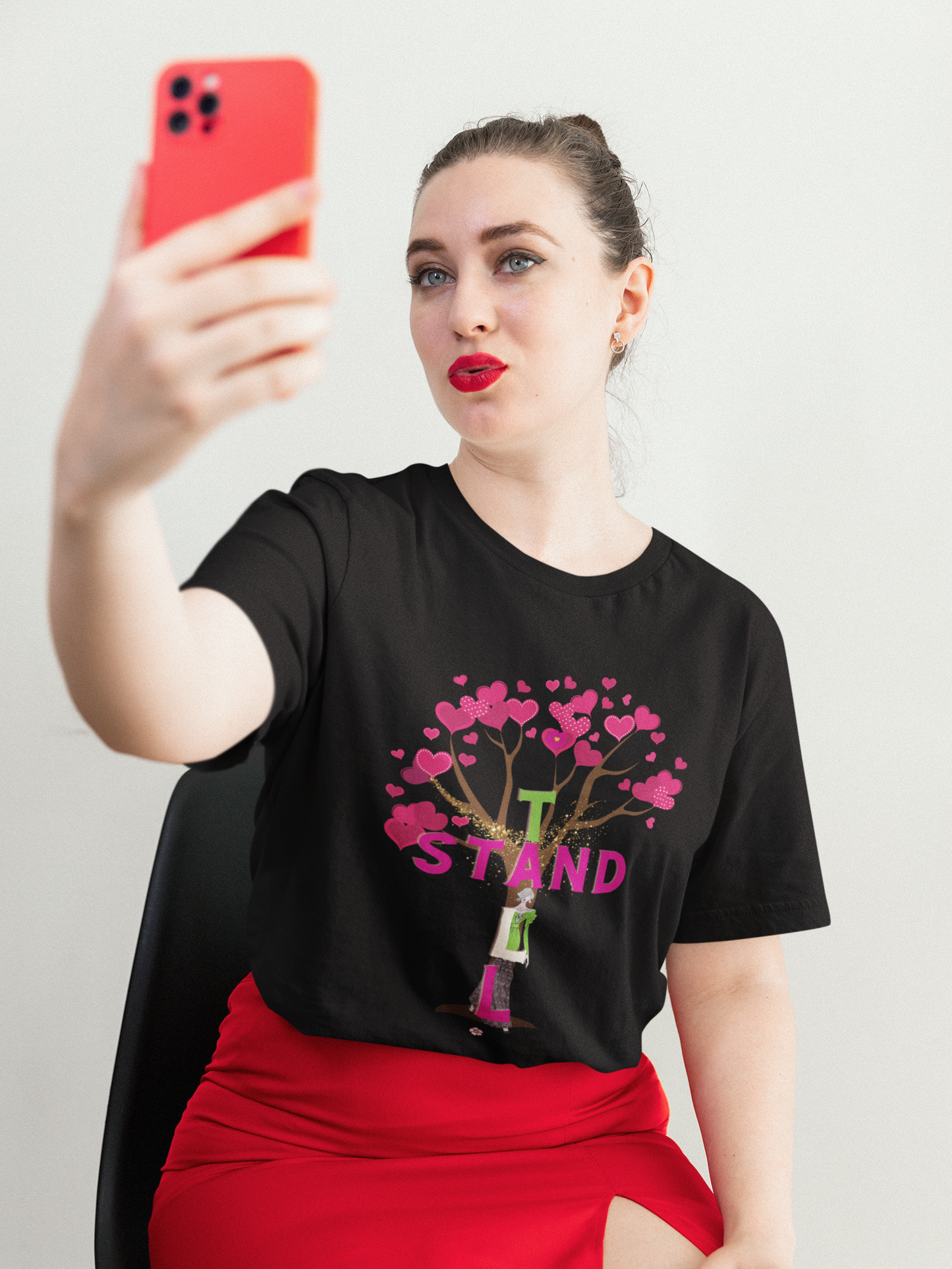 Stand TALL-Unisex Jersey Short Sleeve Tee - Darlin Primrose