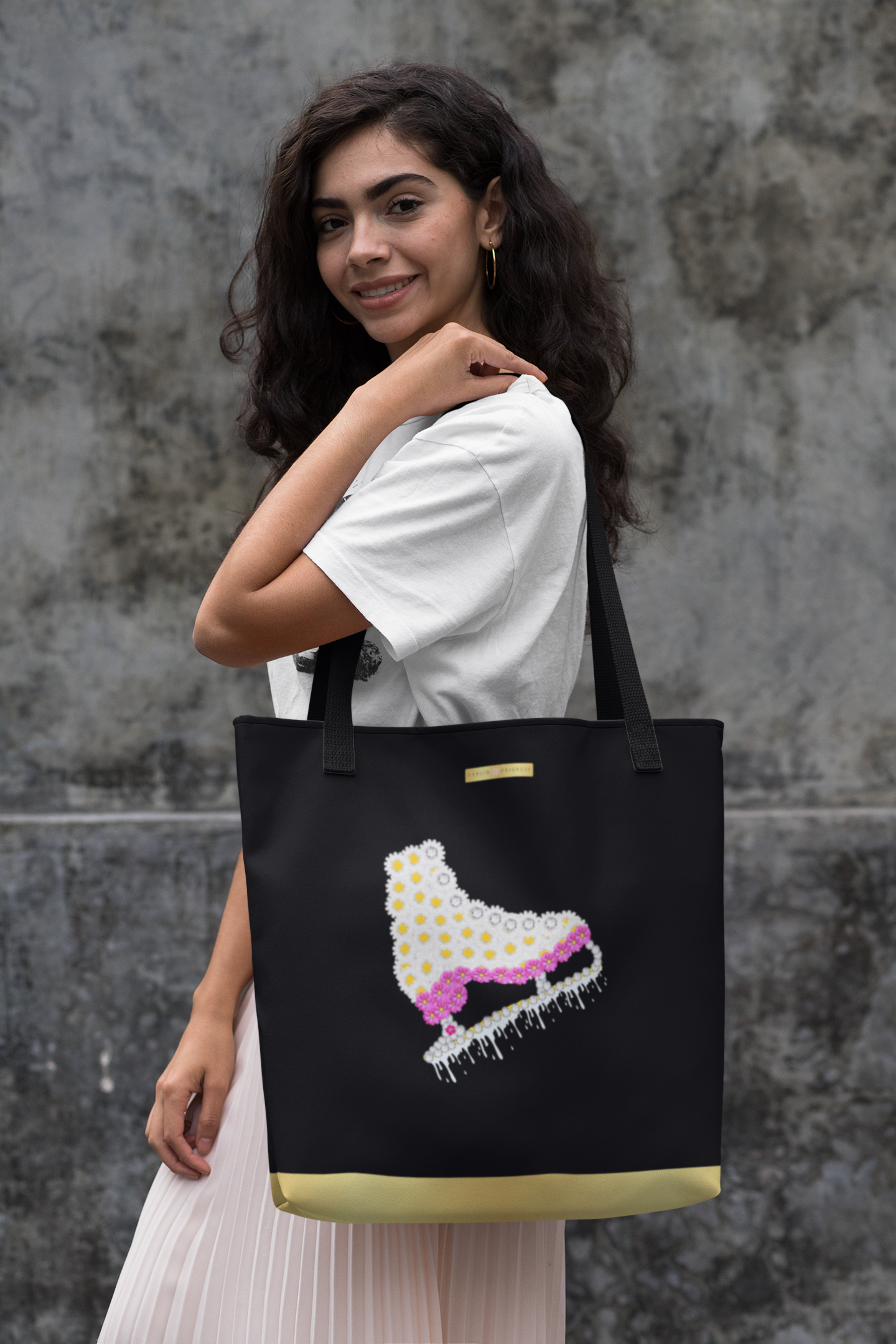 Your SKATE was the icing on the CAKE-Large Tote Bag-Darlin Primrose™