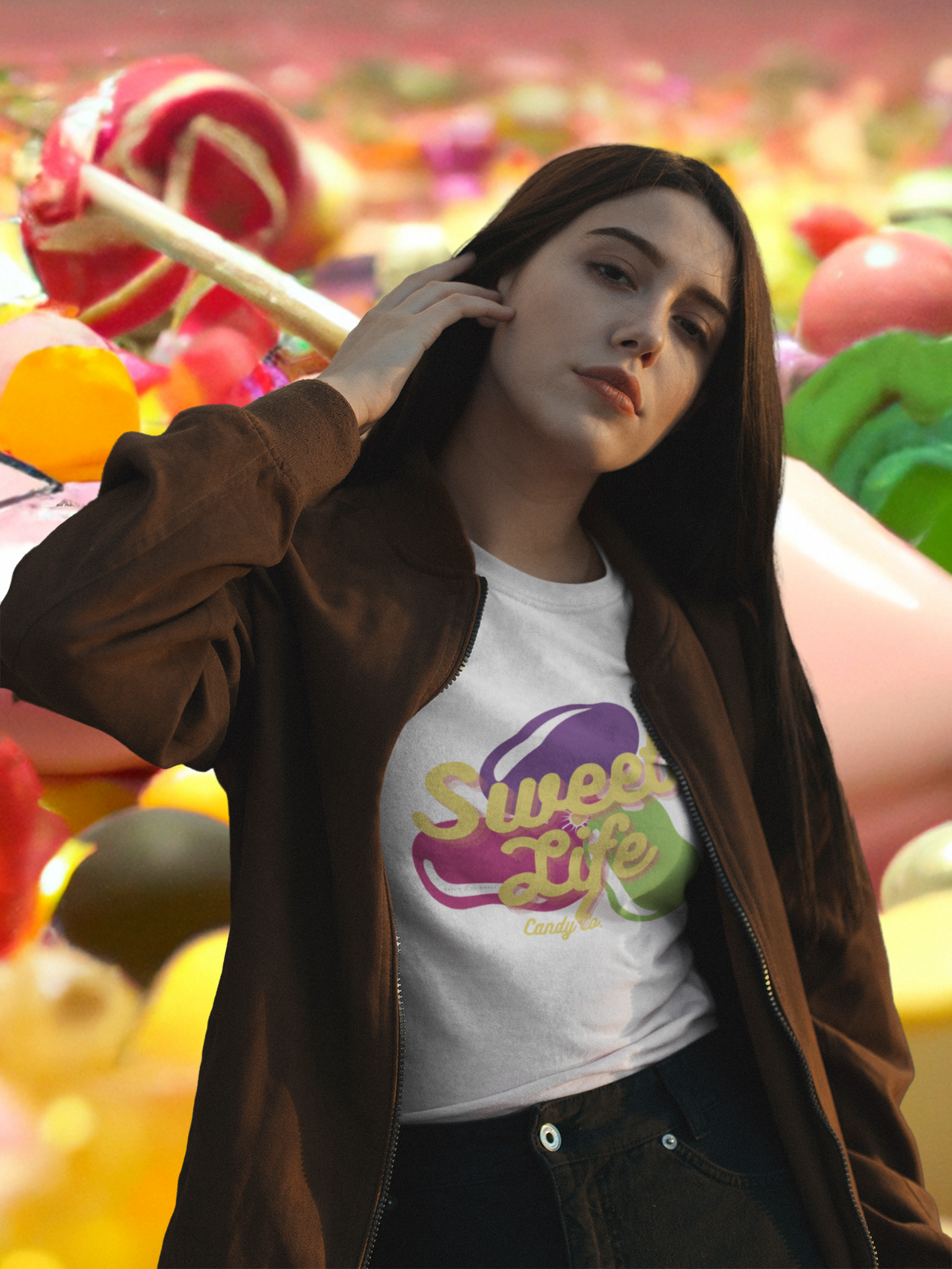 Sweet Life Candy Co™ Jelly Bean Unisex Tee-Darlin Primrose™