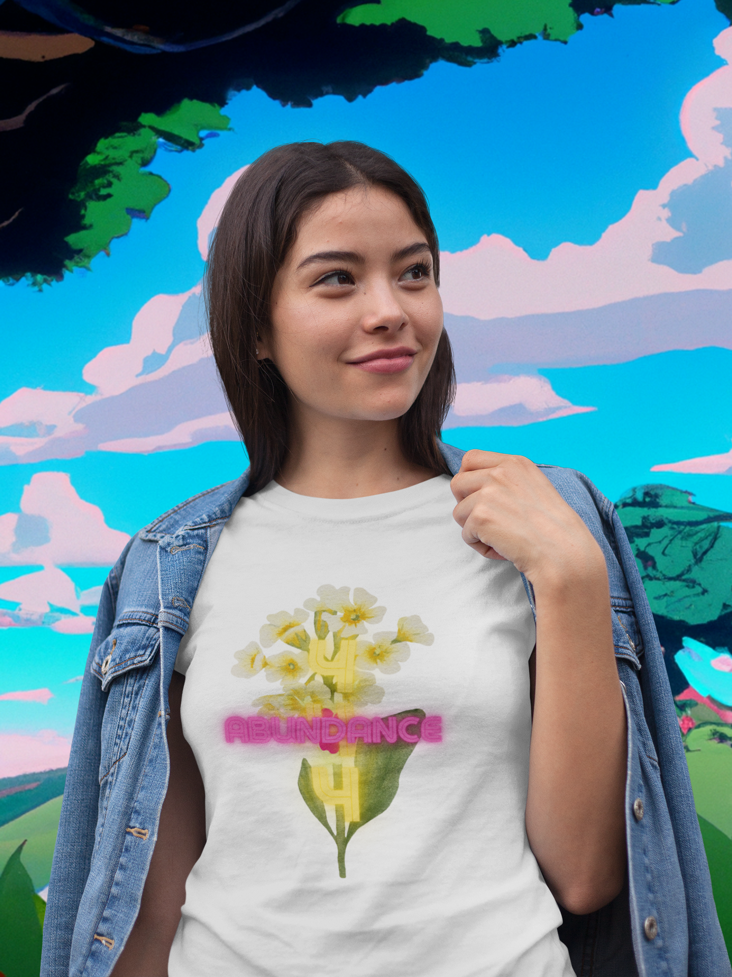 Abundance 444™ Primrose Unisex Jersey Short Sleeve Tee - Darlin Primrose™