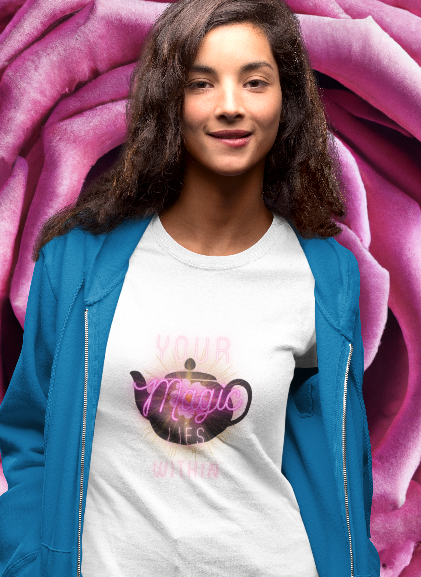 Your MAGIC lies within™ Tea Pot-Unisex Jersey Short Sleeve Tee- Darlin Primrose™