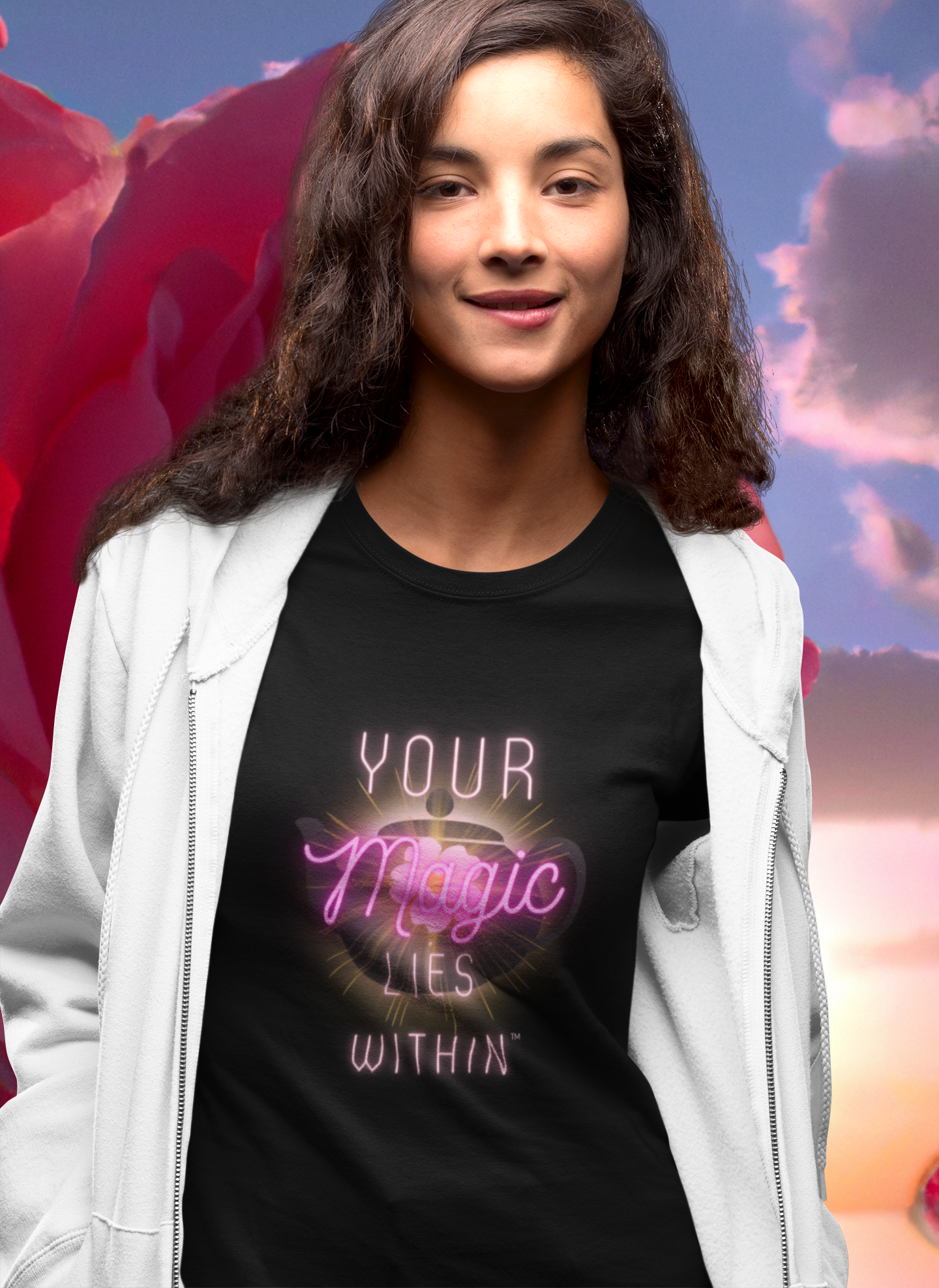 Your MAGIC lies within™ Tea Pot-Unisex Jersey Short Sleeve Tee- Darlin Primrose™