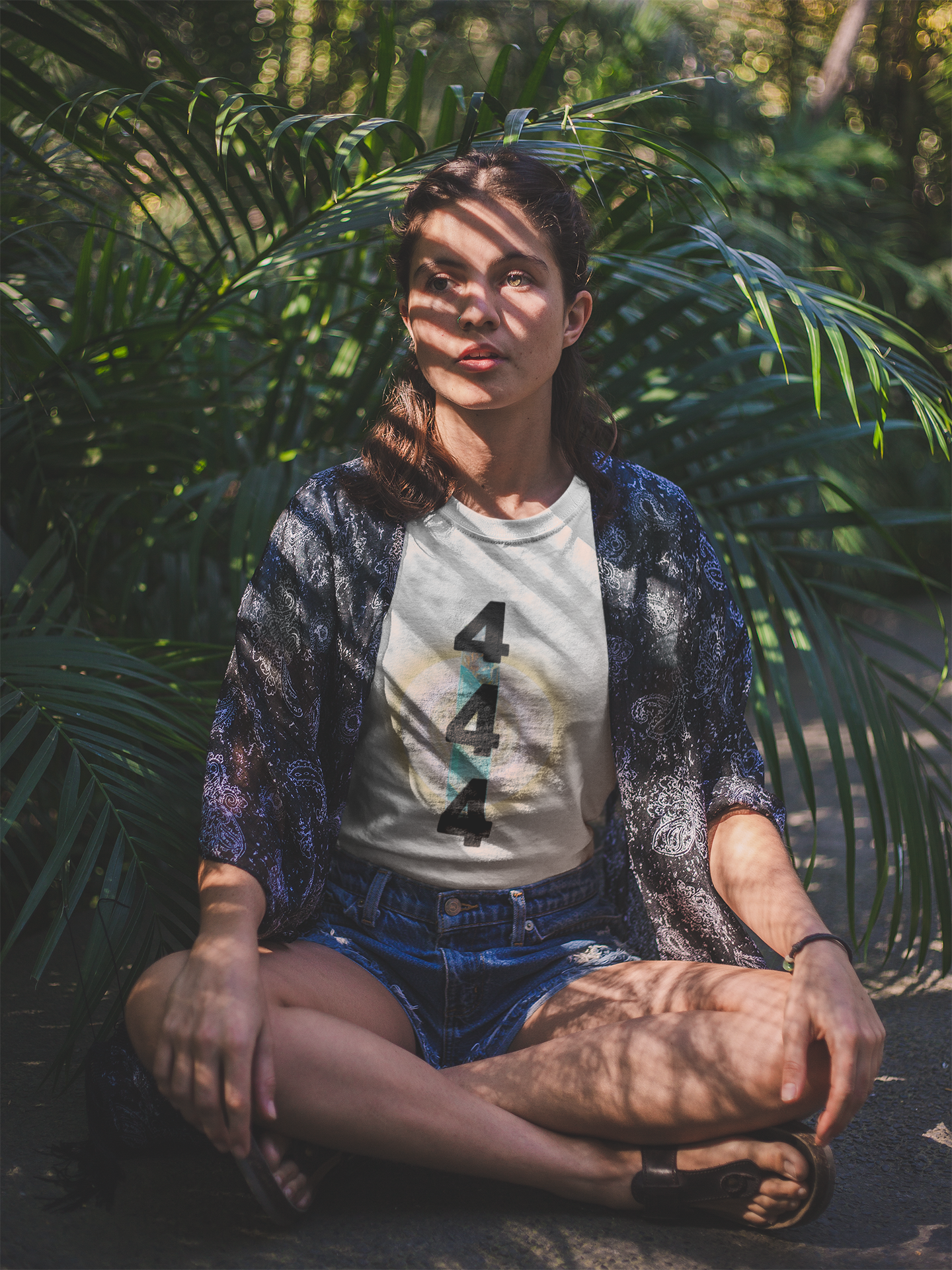 Abundance 444™ Vertical Abundance Straight Up-Unisex Jersey Short Sleeve Tee - Darlin Primrose